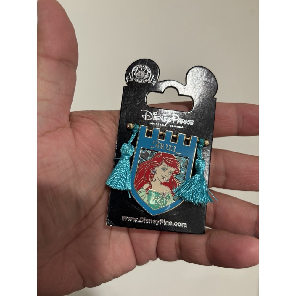 Disney Princess Tapestry Tassel Ariel Pin Little Mermaid